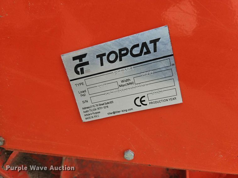 image for item EO7397 2023 Topcat SSFM81 skid steer mulcher