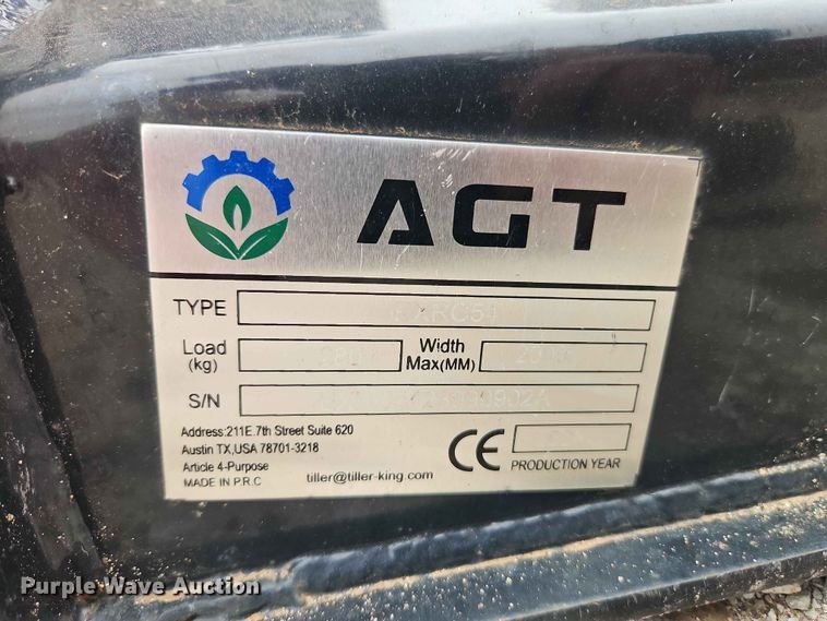 image for item EO7398 2023 AGT EXRC54 excavator brush mower 