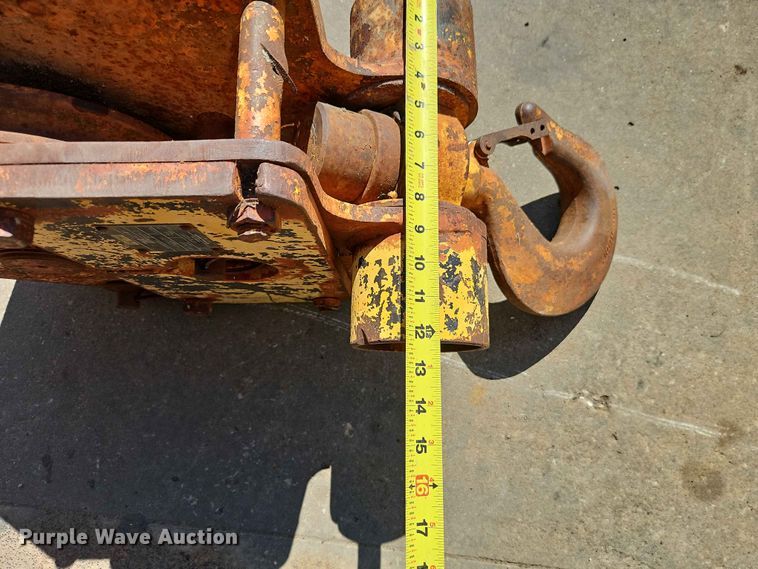 image for item EO7421 Gunnebo Johnson QRJ15S10RTB crane block