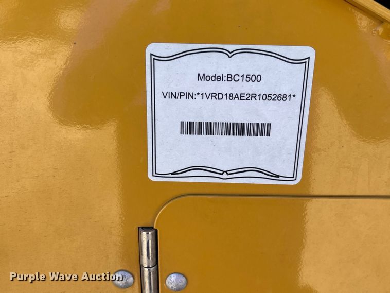 image for item EQ7049 2024 Vermeer BC1500 wood chipper