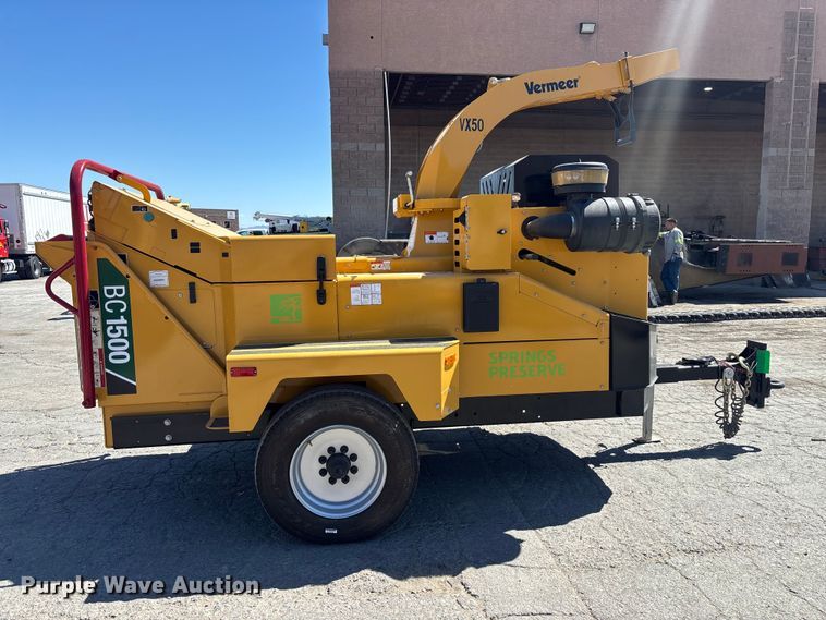 image for item EQ7050 2023 Vermeer BC1500 wood chipper