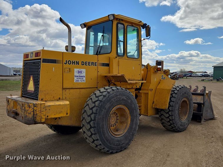image for item ER1522 1989 John Deere 544E wheel loader
