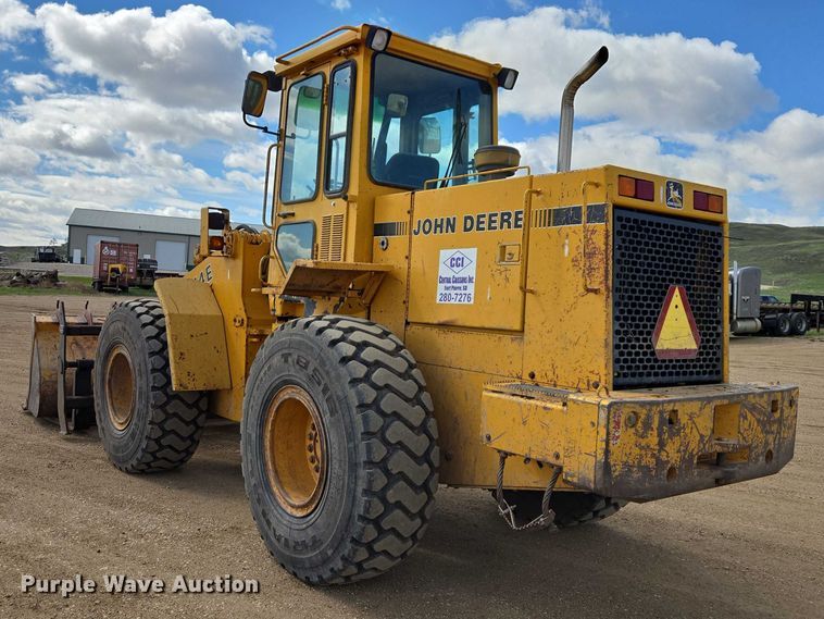 image for item ER1522 1989 John Deere 544E wheel loader