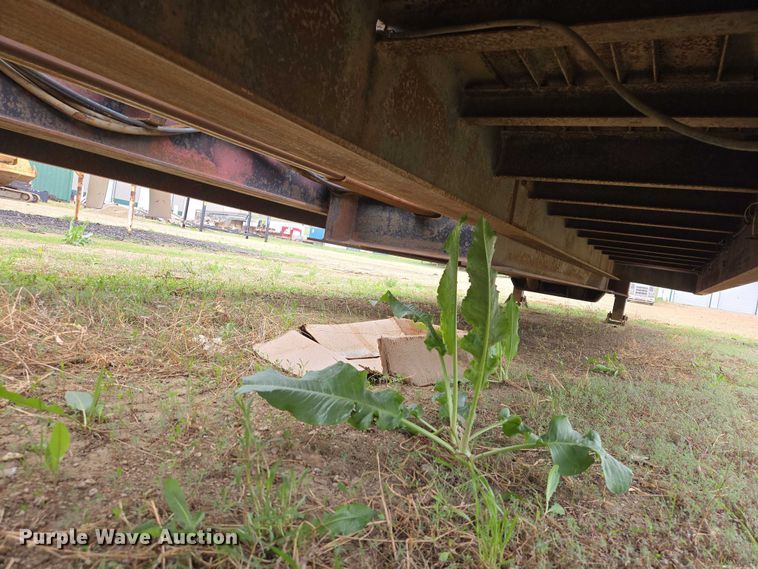 image for item ER1530 1999 Wallace drop deck equipment trailer