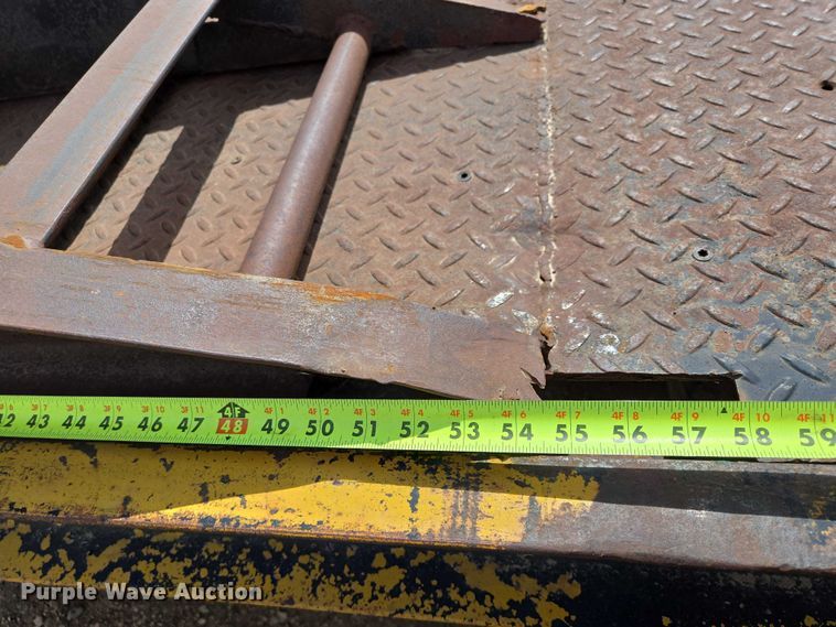 image for item ER1543 2006 Shop built equipment trailer