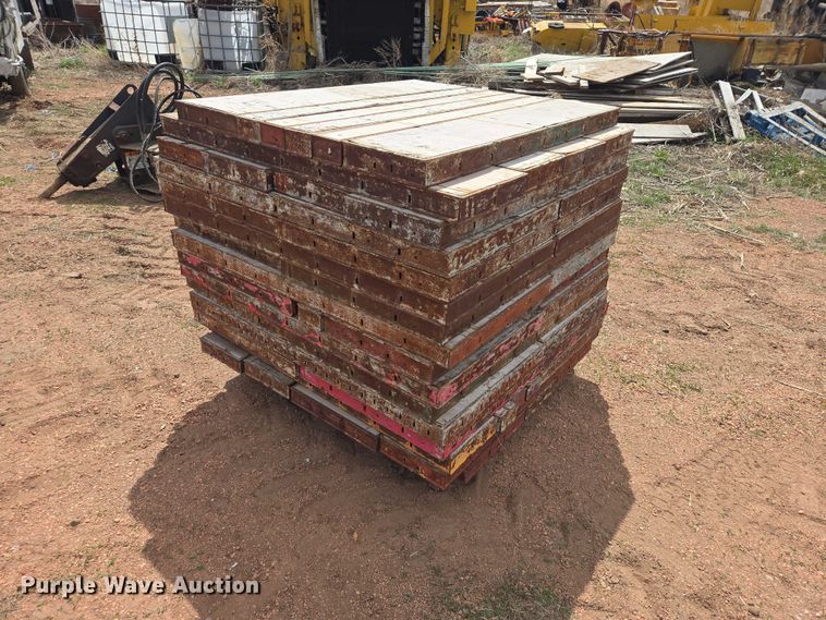 image for item ER1559 (6) pallets of concrete forms