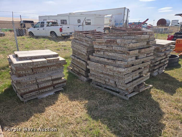 image for item ER1559 (6) pallets of concrete forms