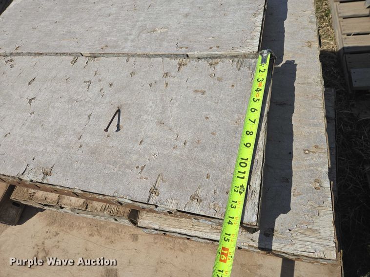 image for item ER1559 (6) pallets of concrete forms