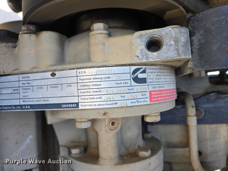 image for item ER1569 1986 GMC General semi truck