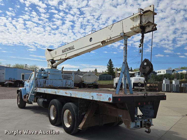 image for item ER1570 1981 GMC Brigadier crane truck