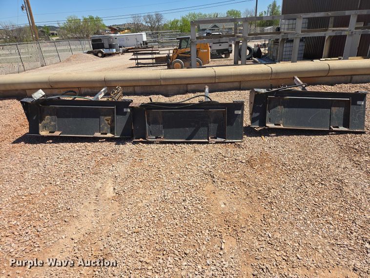 image for item ER1576 (3) Bobcat LT204 skid steer trenchers