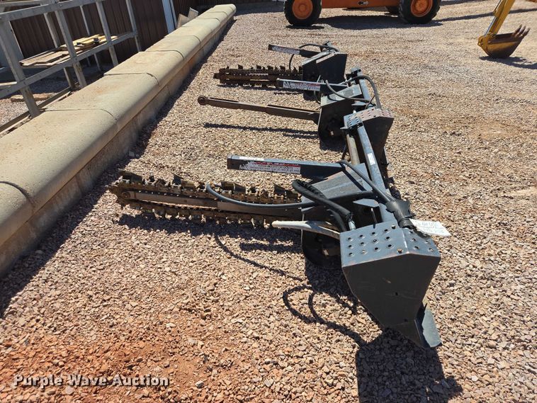 image for item ER1576 (3) Bobcat LT204 skid steer trenchers