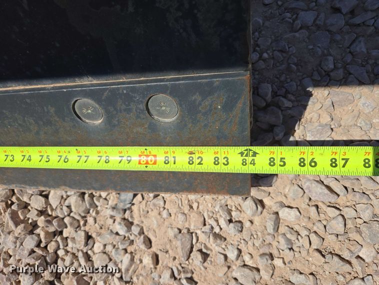 image for item ER1578 2010 Bobcat 84 Snow Blade skid steer snow plow
