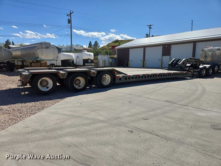 image for item ER1579 1990 Aspen lowboy equipment trailer