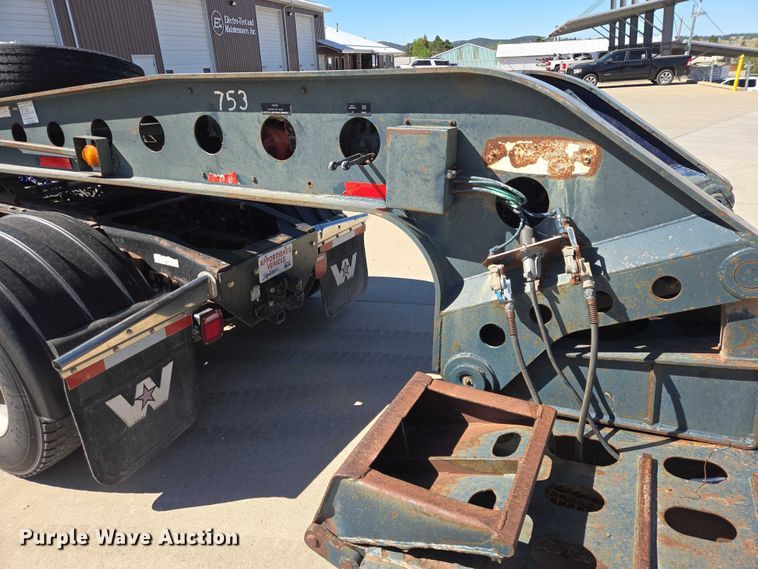 image for item ER1579 1990 Aspen lowboy equipment trailer