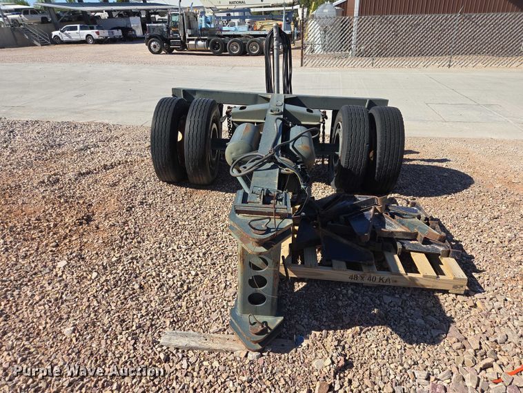image for item ER1579 1990 Aspen lowboy equipment trailer