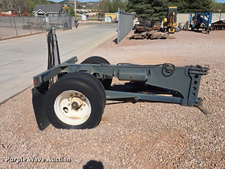 image for item ER1579 1990 Aspen lowboy equipment trailer
