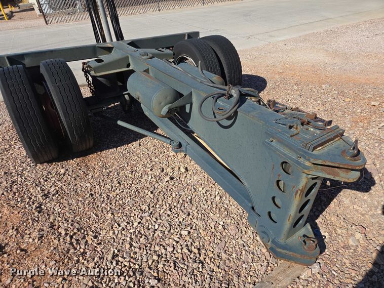 image for item ER1579 1990 Aspen lowboy equipment trailer