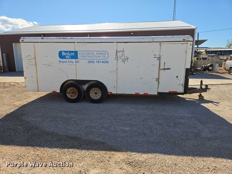 image for item ER1580 2006 Titan enclosed cargo trailer