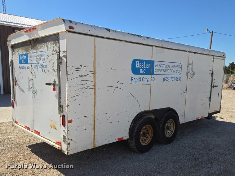 image for item ER1580 2006 Titan enclosed cargo trailer