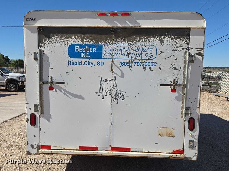 image for item ER1580 2006 Titan enclosed cargo trailer