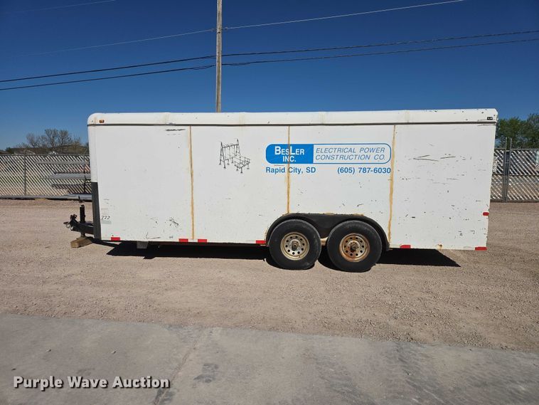 image for item ER1580 2006 Titan enclosed cargo trailer
