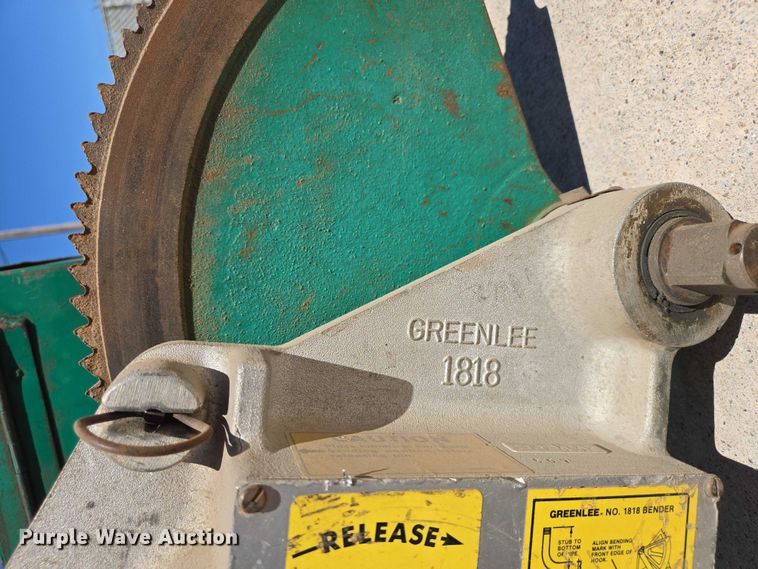 image for item ER1588 Greenlee 1818 pipe bender