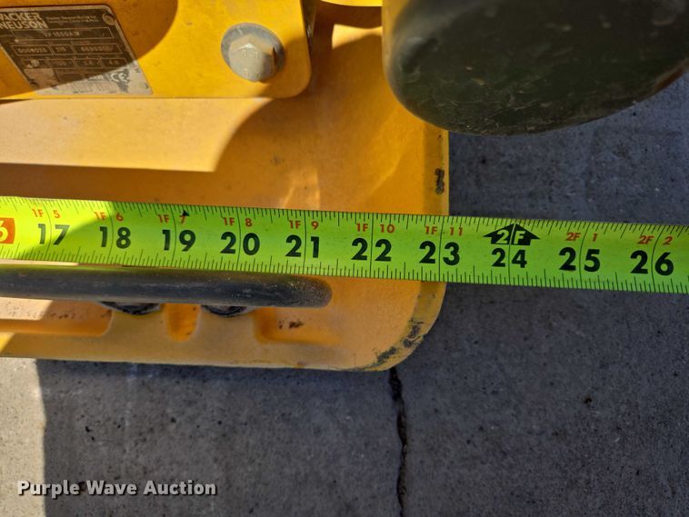 image for item ER1592 2010 Wacker Neuson VP 1550 plate compactor