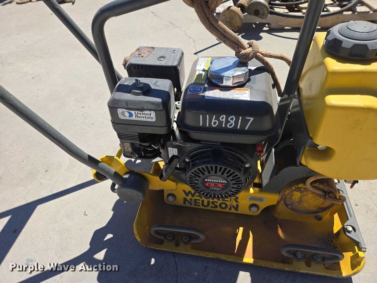 image for item ER1592 2010 Wacker Neuson VP 1550 plate compactor
