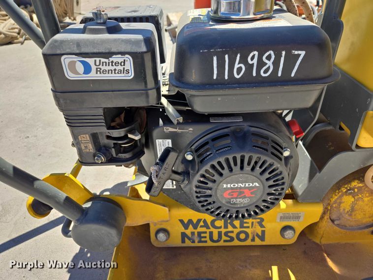image for item ER1592 2010 Wacker Neuson VP 1550 plate compactor