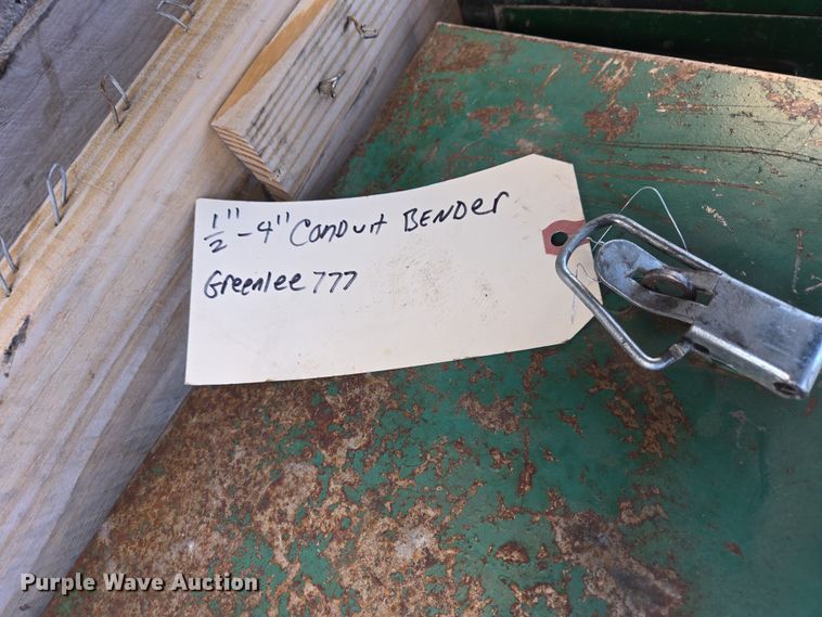 image for item ER1598 Greenlee 777 bender