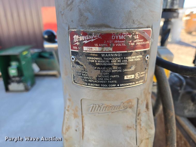 image for item ER1599 Milwaukee Dymodrill drill press