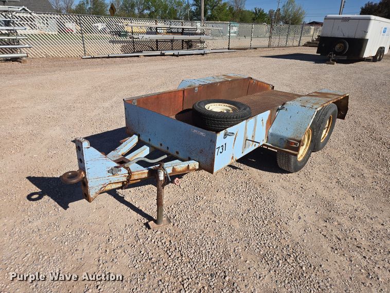 image for item ER1604 1983 Shop built utility trailer