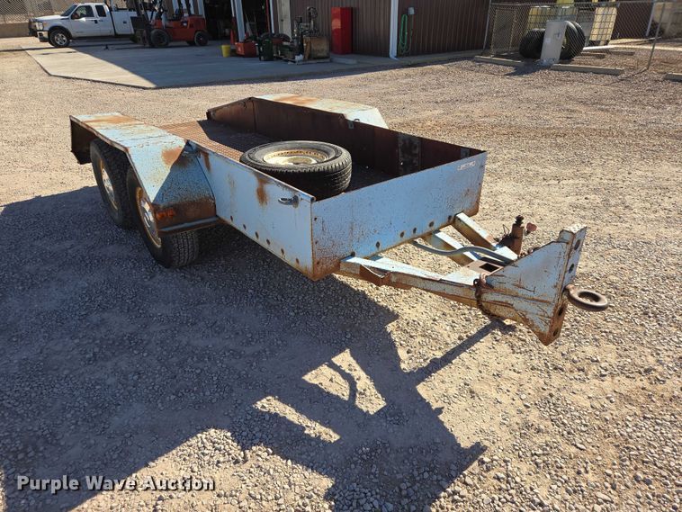 image for item ER1604 1983 Shop built utility trailer