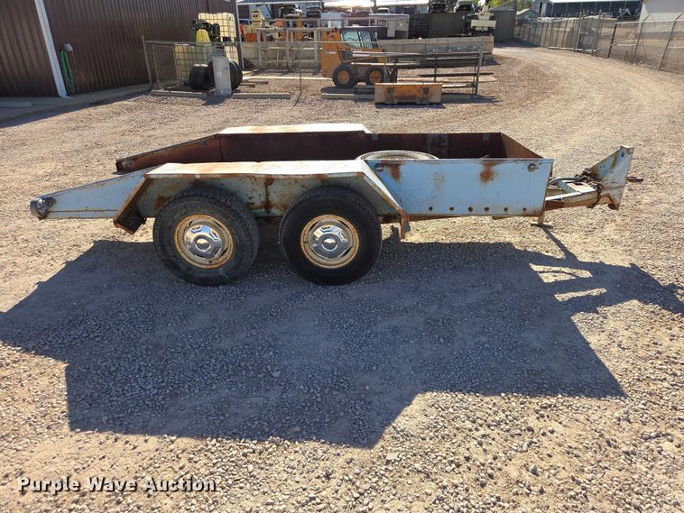image for item ER1604 1983 Shop built utility trailer