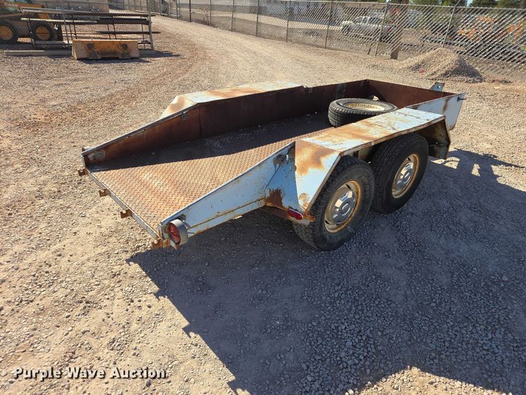 image for item ER1604 1983 Shop built utility trailer