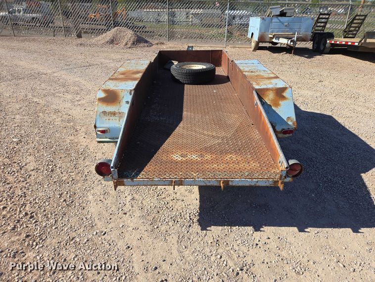 image for item ER1604 1983 Shop built utility trailer