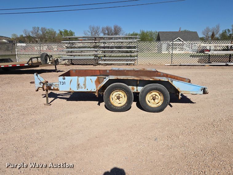 image for item ER1604 1983 Shop built utility trailer