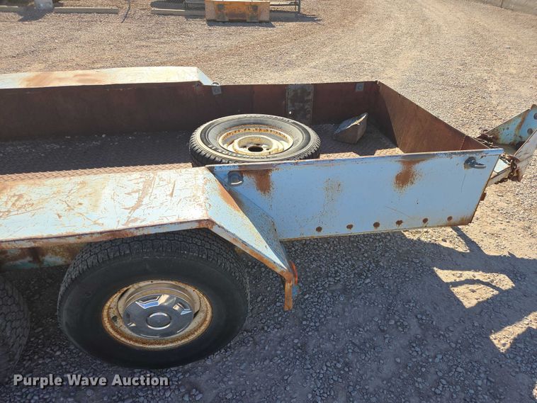 image for item ER1604 1983 Shop built utility trailer