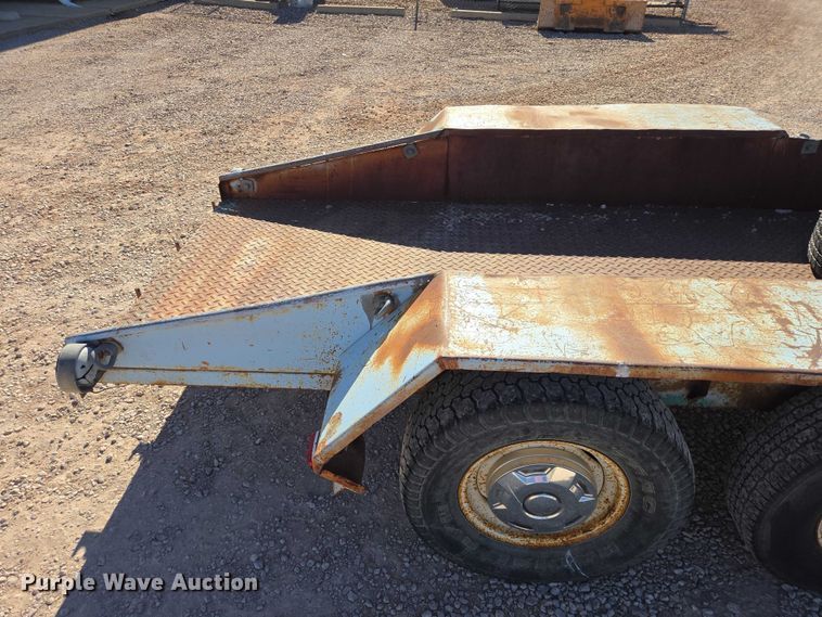 image for item ER1604 1983 Shop built utility trailer