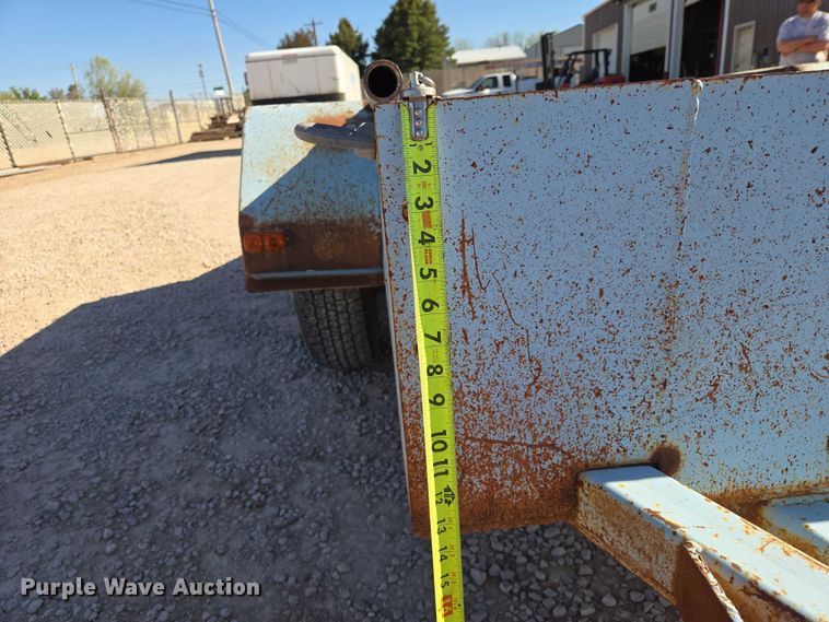 image for item ER1604 1983 Shop built utility trailer