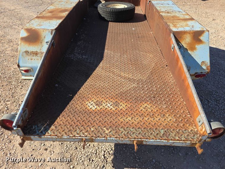 image for item ER1604 1983 Shop built utility trailer