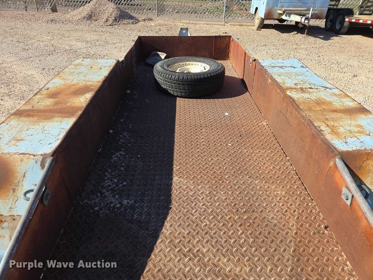 image for item ER1604 1983 Shop built utility trailer