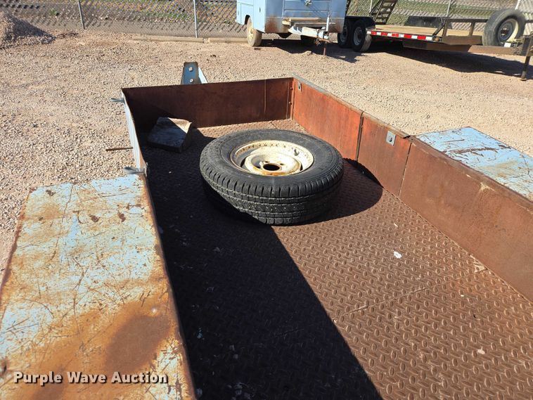 image for item ER1604 1983 Shop built utility trailer