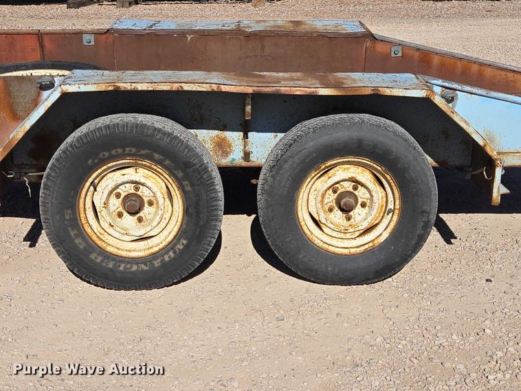 image for item ER1604 1983 Shop built utility trailer