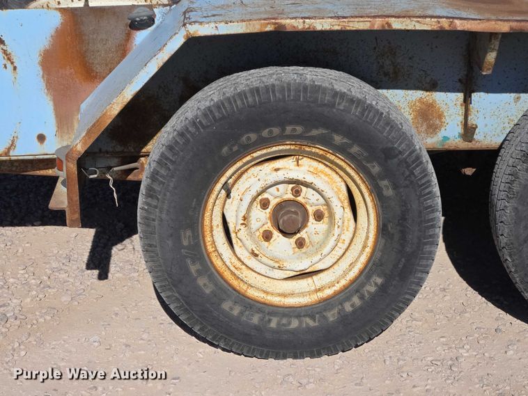 image for item ER1604 1983 Shop built utility trailer