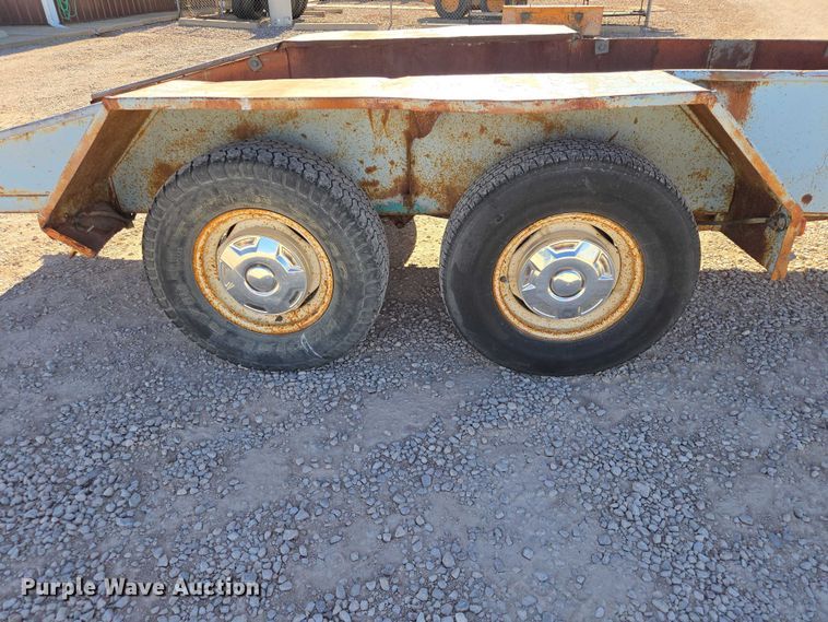 image for item ER1604 1983 Shop built utility trailer
