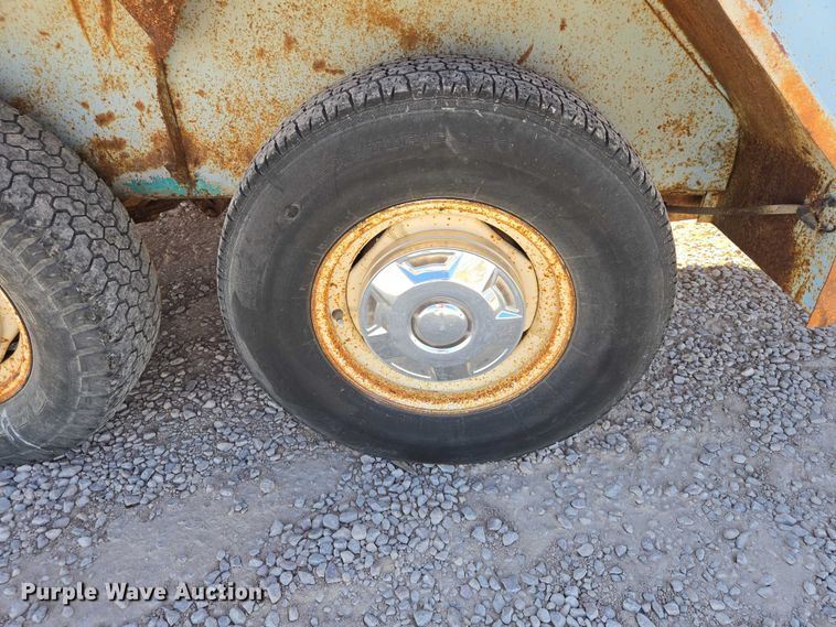 image for item ER1604 1983 Shop built utility trailer