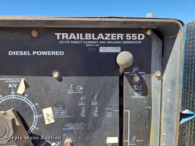 image for item ER1605 Miller Trailblazer 55D welder/generator