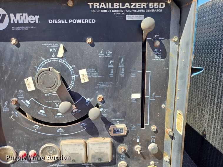 image for item ER1605 Miller Trailblazer 55D welder/generator